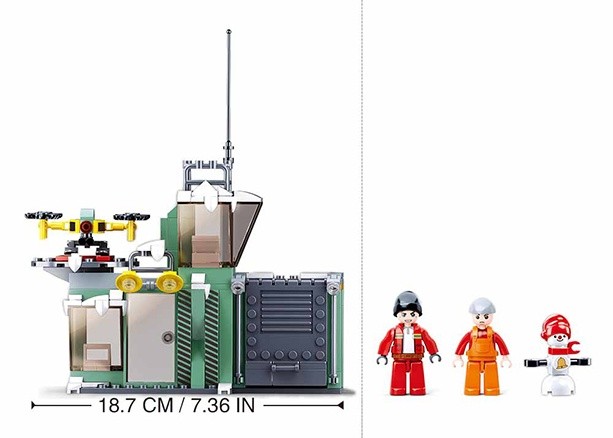 Set de construcție Sluban Rescue Base (B0953)