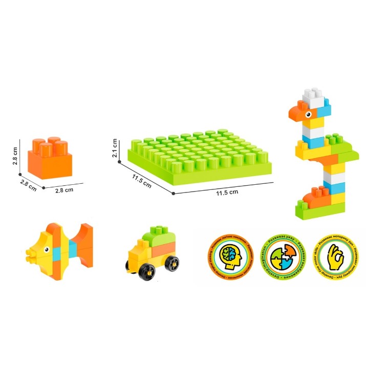 Set de construcție Technok 130pcs (7501)