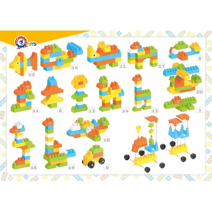 Set de construcție Technok 130pcs (7501)