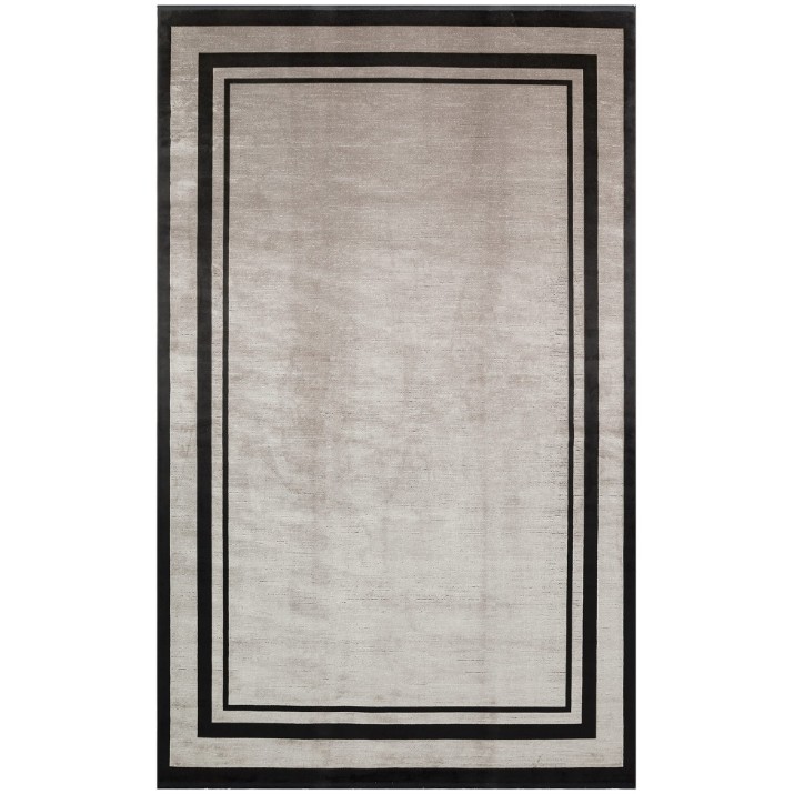 Covor Eko Hali Lugano LUG 02 Grey Black 0.80x1.50m