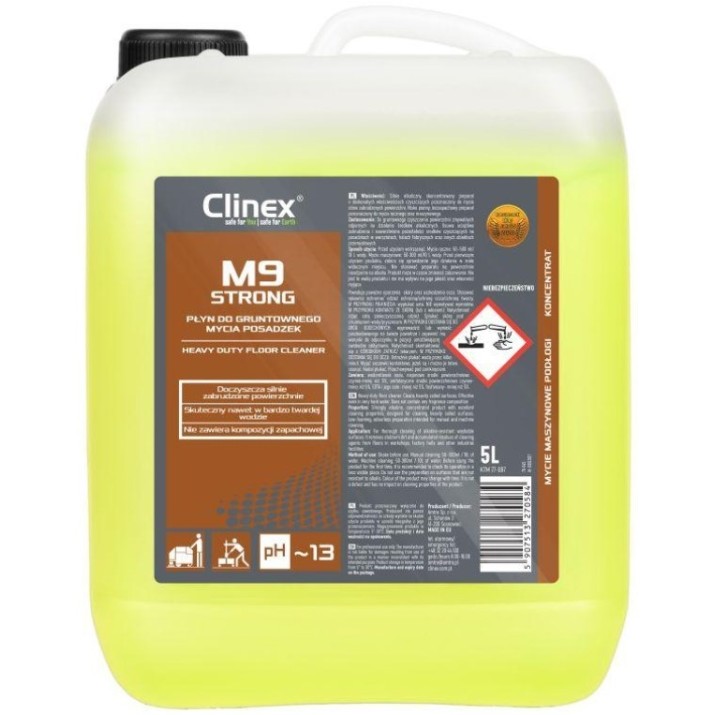 Профессиональное средство для мытья полов Clinex M9 Strong 5L