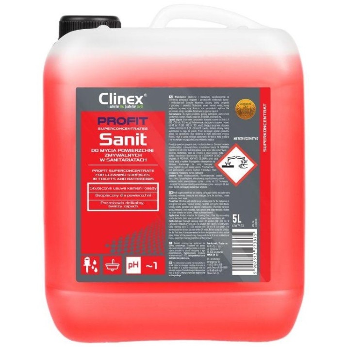 Профессиональное чистящее средство Clinex Profit Sanit 5L