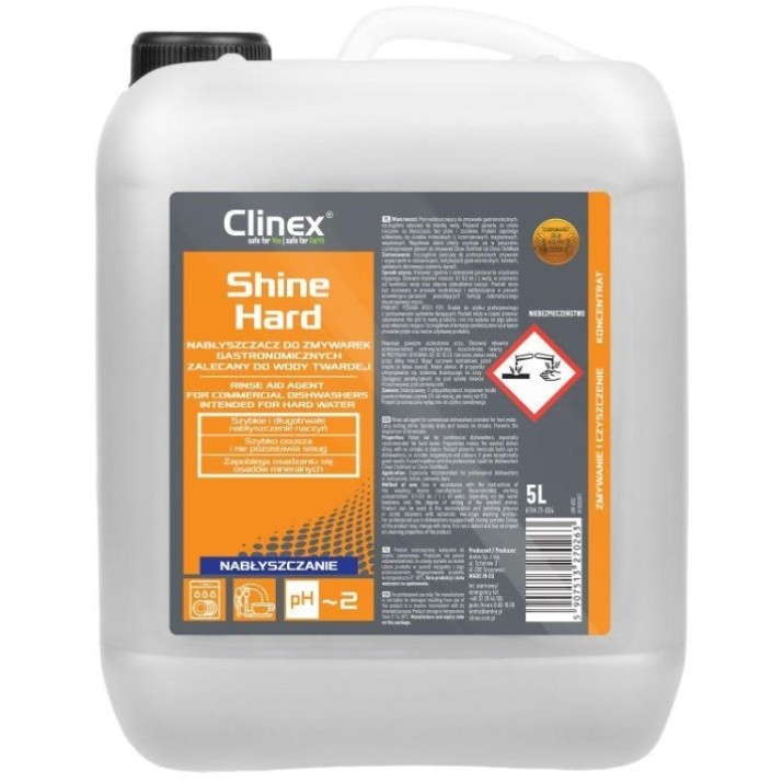 Средство для посудомоечных машин Clinex ShineHard 5L