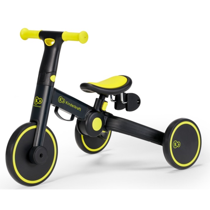 Bicicletă copii Kinderkraft 4Trike Black Volt (KR4TRI00BLK0000) Yellow