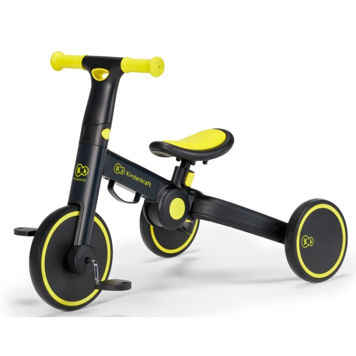 Bicicletă copii Kinderkraft 4Trike Black Volt (KR4TRI00BLK0000) Yellow