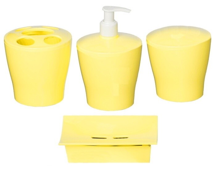 Набор для ванной комнаты IRAK 4pcs Beige (364778)