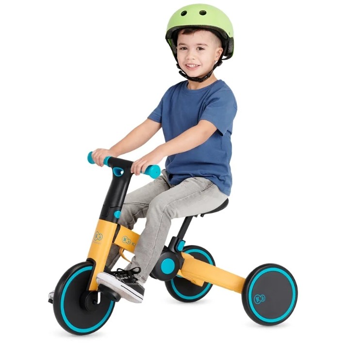 Bicicletă copii Kinderkraft 4Trike Black Volt (KR4TRI00BLK0000) Yellow