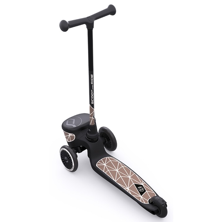 Trotinetă Scoot and Ride HighwayKick 2 Lifestyle Brown Lines (96526)