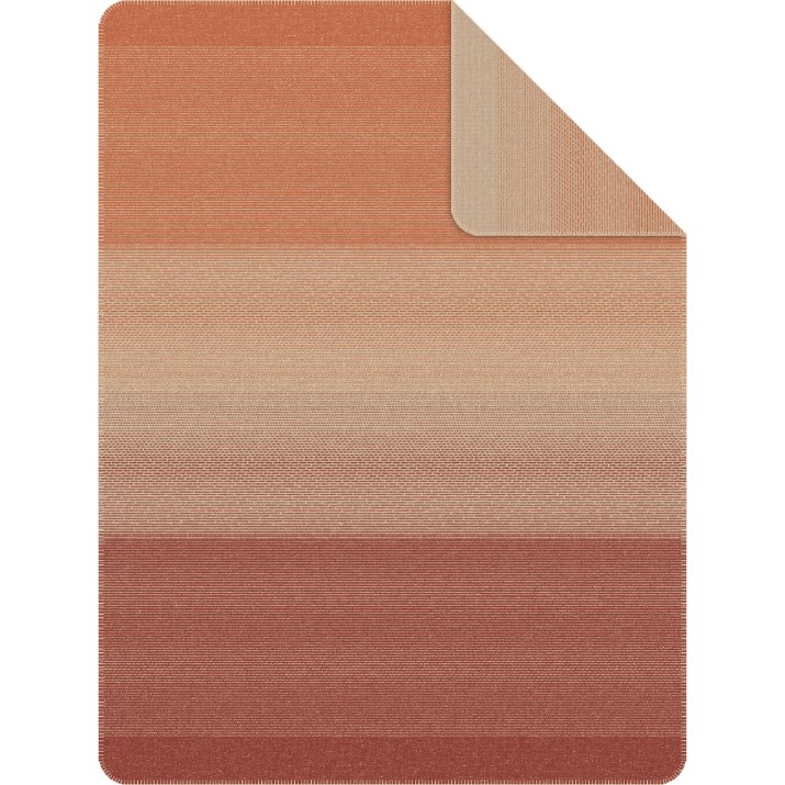 Pătura IBENA Jacquard Toronto 150x200cm Rust Brown/Brown 
