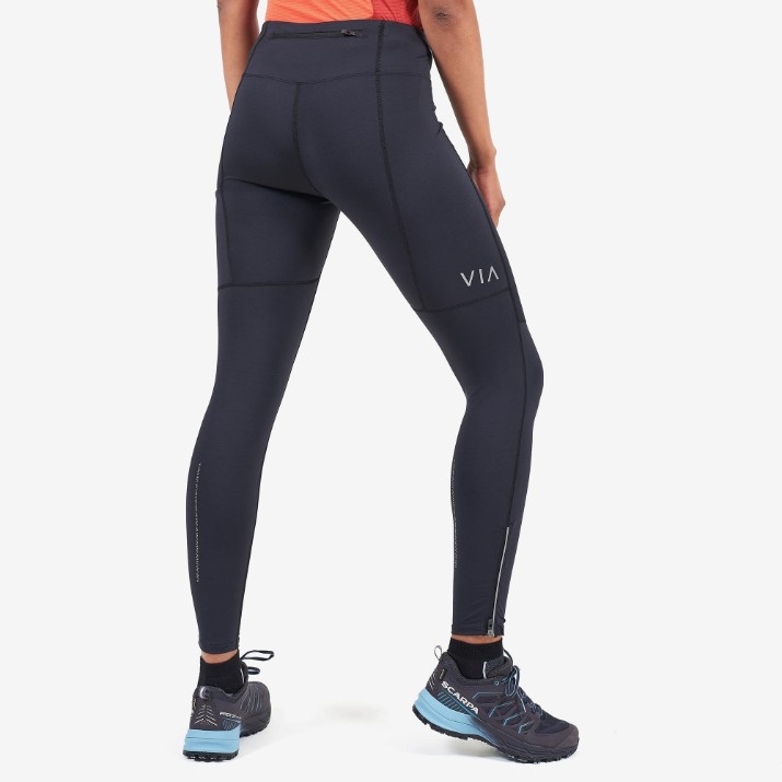 Pantaloni termo pentu dame Montane Thermal Trail Tights Black 36