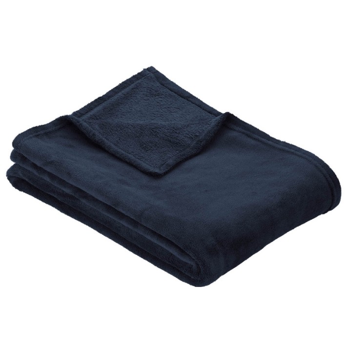 Плед IBENA Plain Fleece Olbia Midnightblue 150x200cm