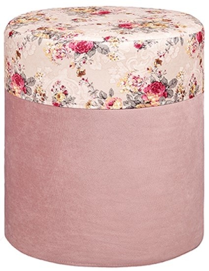 Пуф Edka 45cm Mix M19+Flori