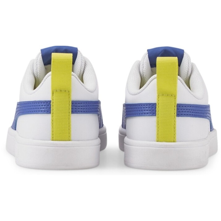 Ghete pentru copii Puma Rickie Ps Puma White/Dazzling Blue/Nrgy Yellow 29
