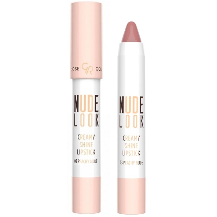 Помада для губ Golden Rose Nude Look Creamy Shine Lipstick 03