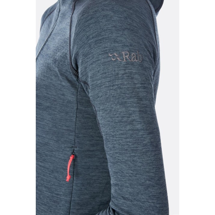 Женская толстовка Rab Nexus Full-Zip 08 Steel