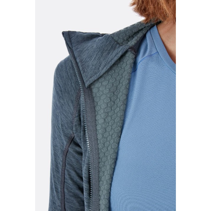 Женская толстовка Rab Nexus Full-Zip 10 Steel