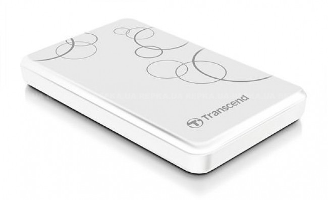 Внешний жесткий диск Transcend StoreJet 25A3 1Tb White
