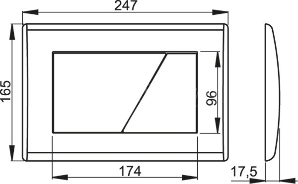 Placă de comandă AlcaPlast M170