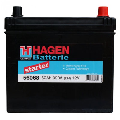 Автомобильный аккумулятор Hagen 56068 Starter