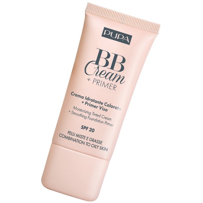 BB Cremă Pupa BB Cream + Primer 001 Nude Combination/Oily Skin