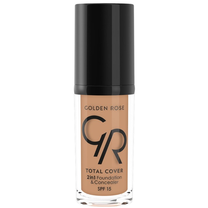 Тональный крем для лица Golden Rose Total Cover 2in1 Foundation & Concealer 20