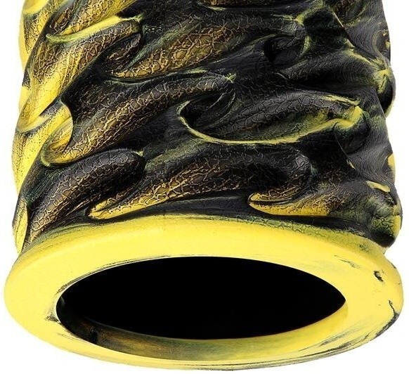 Валик для массажа HMS FS133 Yellow/Black