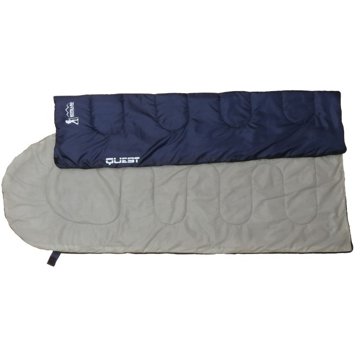 Спальный мешок Enero Camp Quest Navy Blue/Gray
