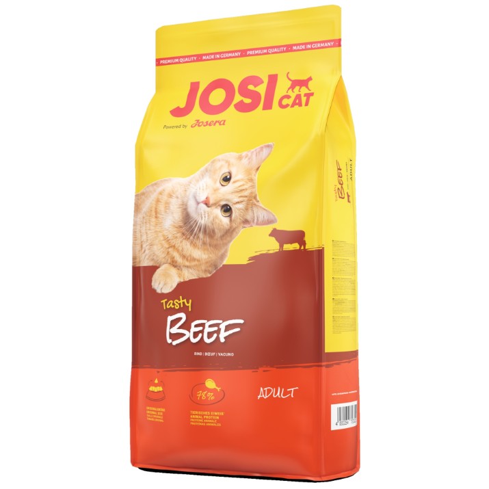 Hrană uscată pentru pisici Josera Tasty Beef 18kg