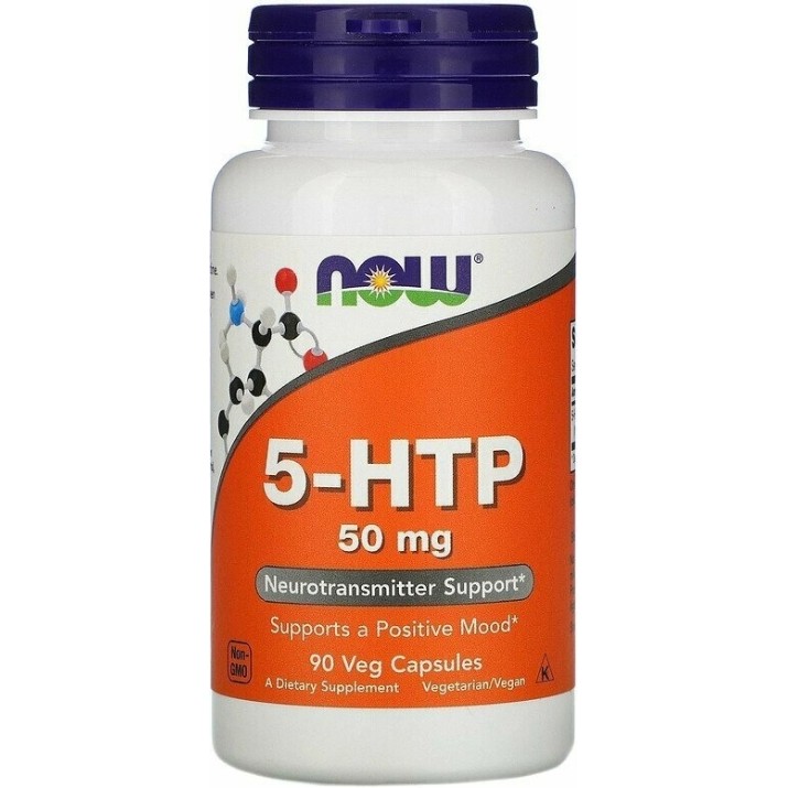 Аминокислоты NOW 5-HTP 50mg 90cap