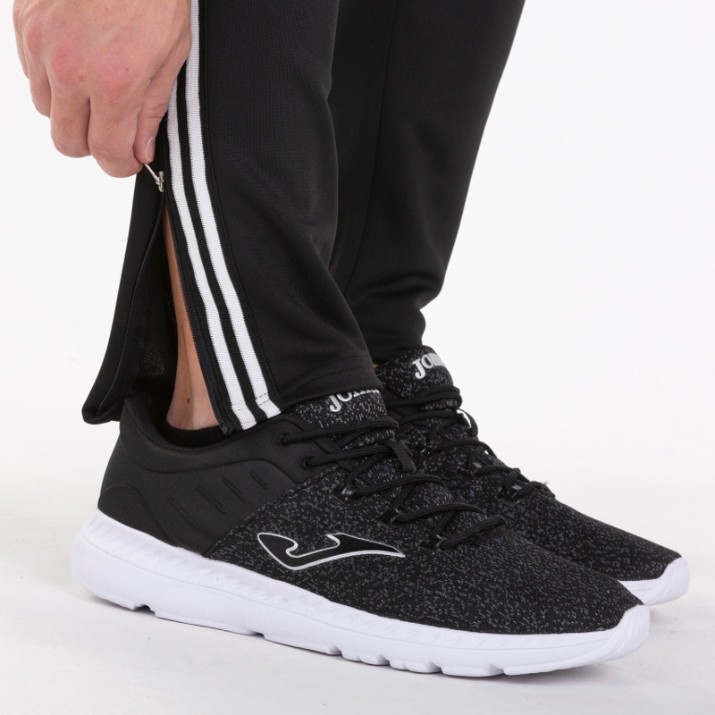 Pantaloni spotivi pentru bărbați Joma 101654.102 Black/White M