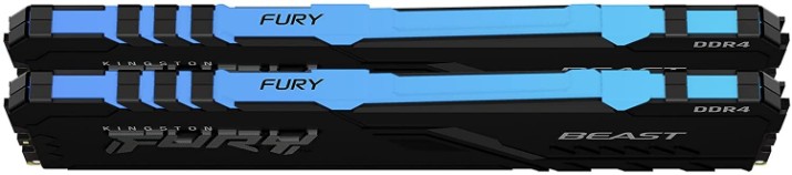 Memorie Kingston Fury Beast 32Gb DDR4-3200MHz Kit (KF432C16BBAK2/32)