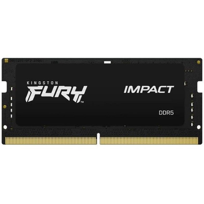 Оперативная память Kingston Fury Impact 16Gb DDR5-4800MHz SODIMM (KF548S38IB-16)