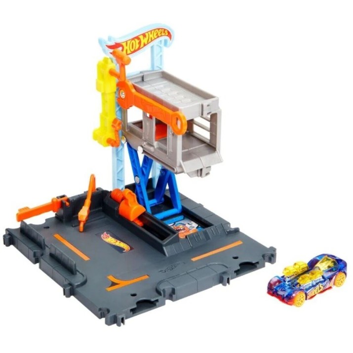 Drumul de joacă pentru copii Hot Wheels City Downtown Repair Station (HDR25)