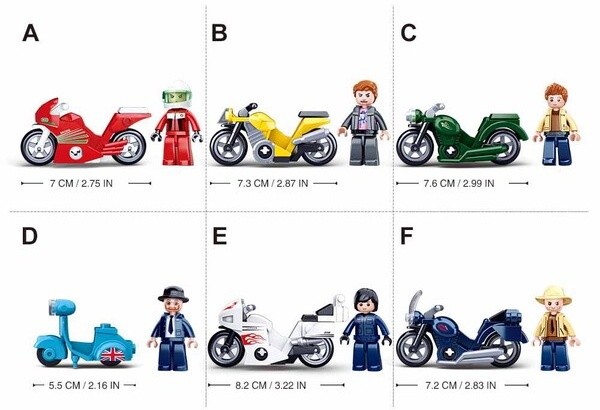 Конструктор Sluban Town Motorcycle (B0717)