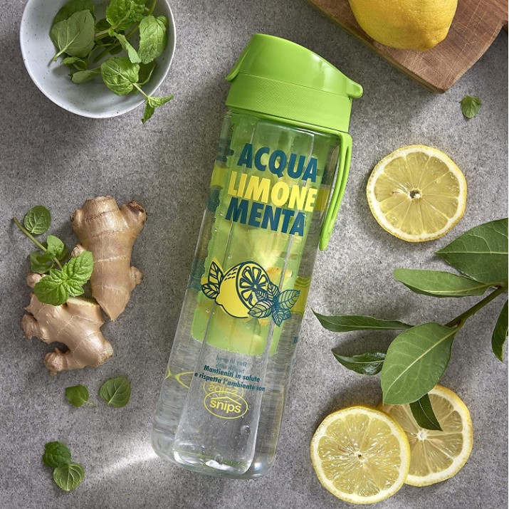 Sticlă pentru apă Snips Mint&Lemon 0.75L (45320)