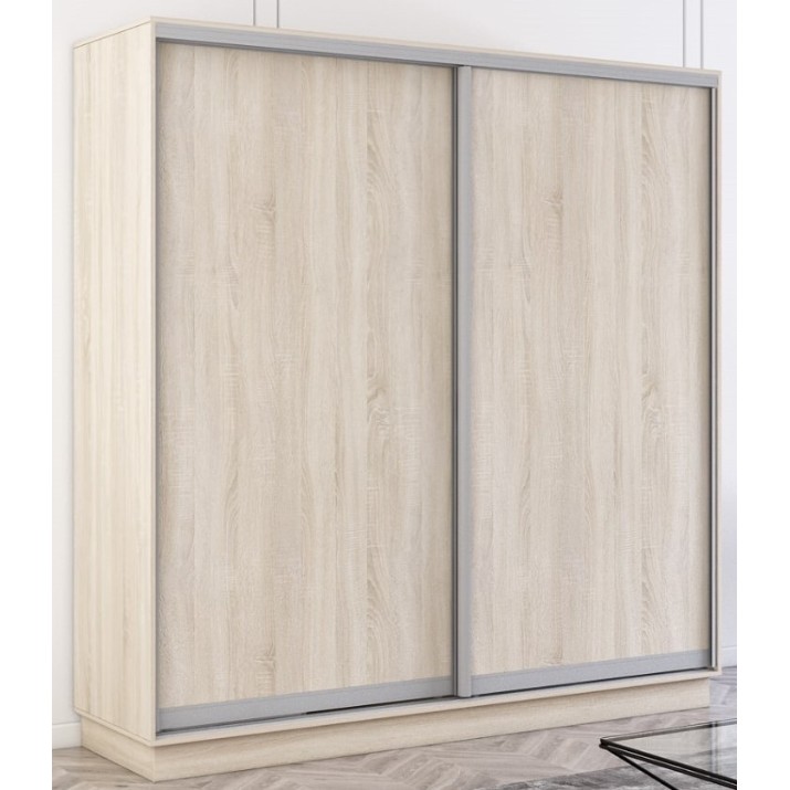 Dulap cu uşi glisante Mobildor-Lux Fox 200x220 Oak Sonoma (fox6772)