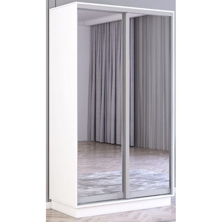 Шкаф-купе Mobildor-Lux Fox Mirror 110x220 White (fox6287)