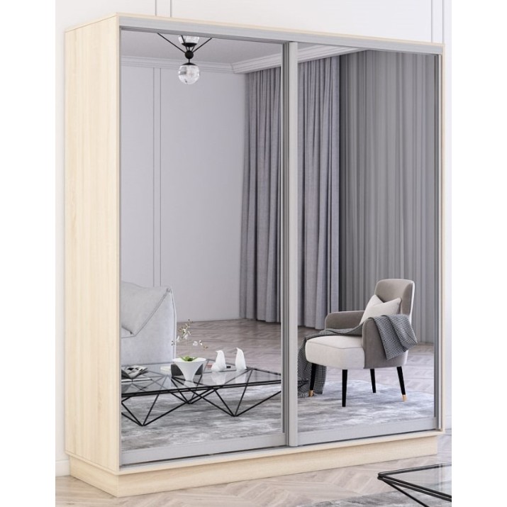 Шкаф-купе Mobildor-Lux Fox Mirror 180x220 Oak Sonoma (fox5506)
