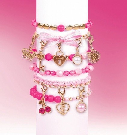Set de realizare a bijuteriilor Make it Real Juicy Couture Perfectly Pink (4413M)