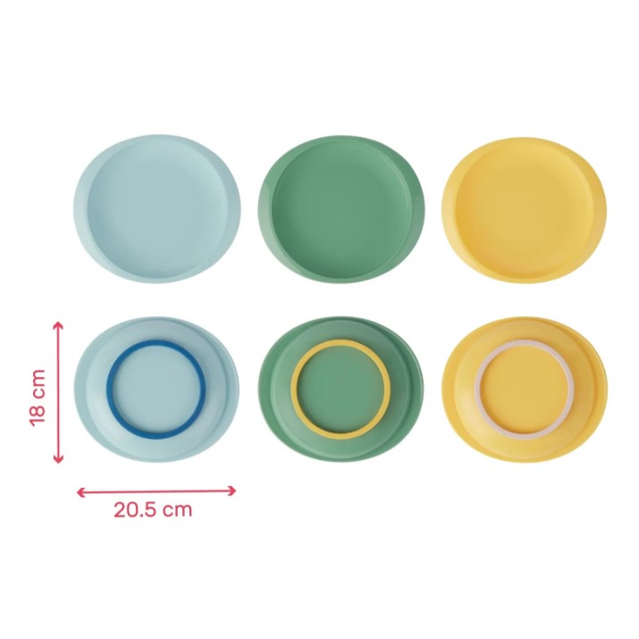 Набор тарелочек Badabulle 3pcs (B005214)