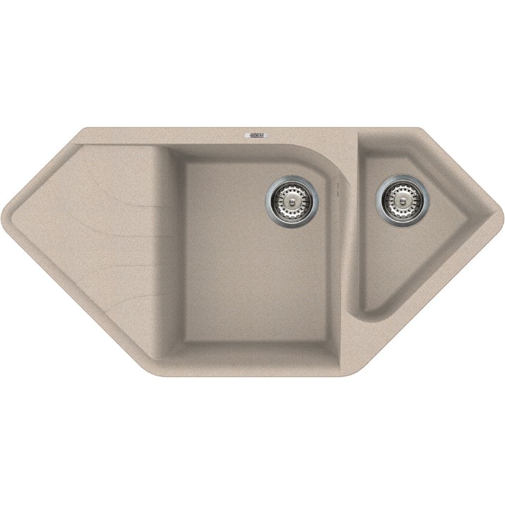 Chiuvetă de bucătărie Elleci Ego Corner 51 Avena (LGECOR51)