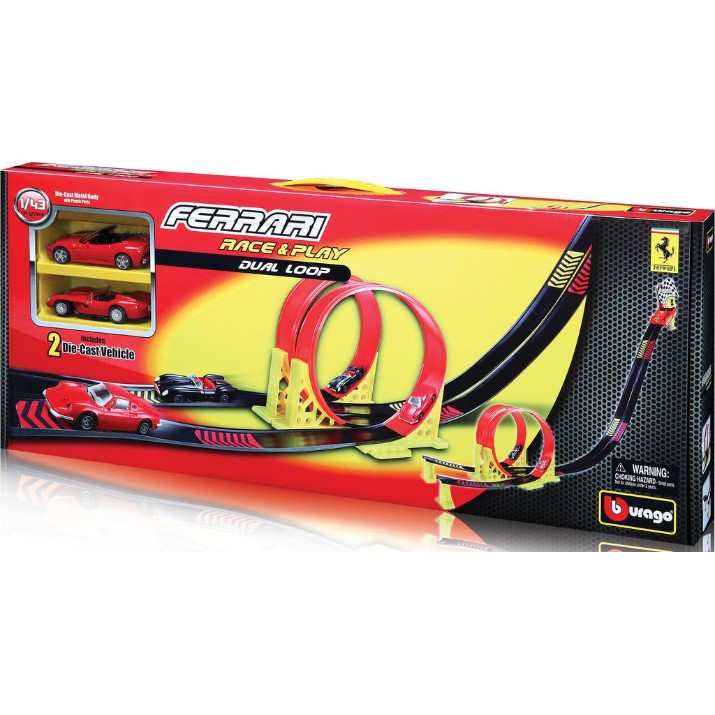 Детская игровая дорога Bburago Ferrari Dual Loop (18-31216)