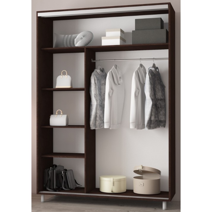 Шкаф-купе Mobildor-Lux Aron P 180x220 (2226 Wenghe) K3