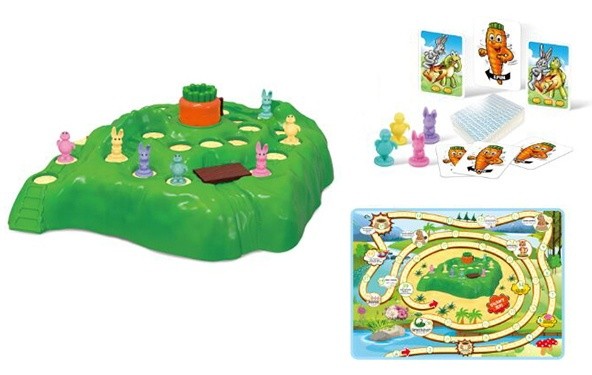 Joc educativ de masa Essa Toys Кроличьи Гонки (335-08)