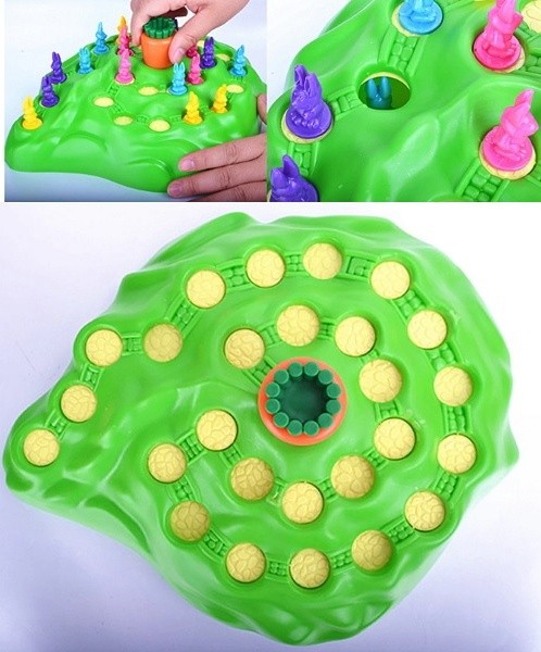 Joc educativ de masa Essa Toys Кроличьи Гонки (335-08)