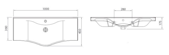 Lavoar Lavabo Esvit 7100