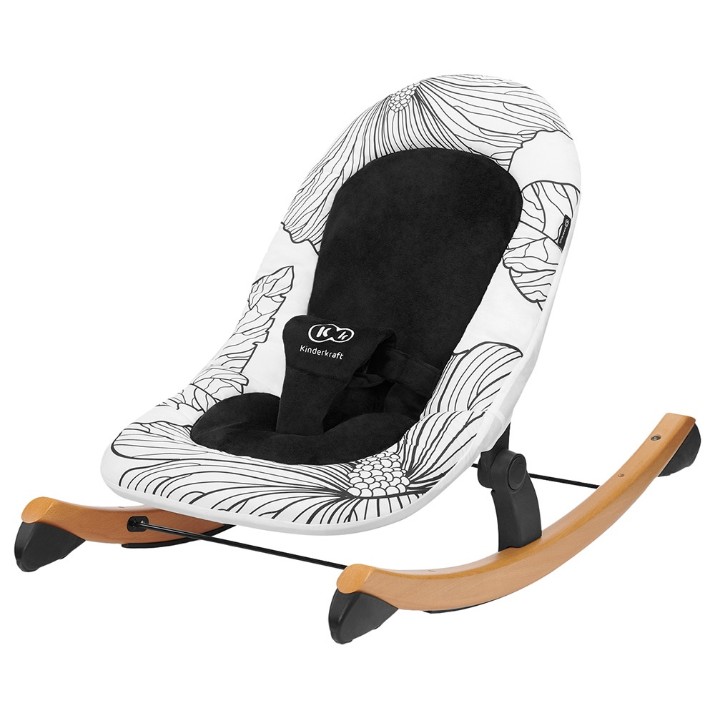Leagăn pentru bebeluși Kinderkraft Finio Black/White (KKBFINOBLK0000)