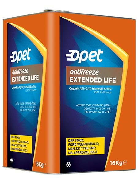Антифриз Opet Extended Life PLS 16L