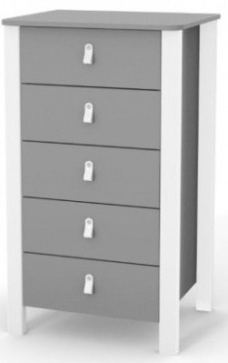 Детский комод Veres Monaco Graphite/White (34.1.351.2.321)
