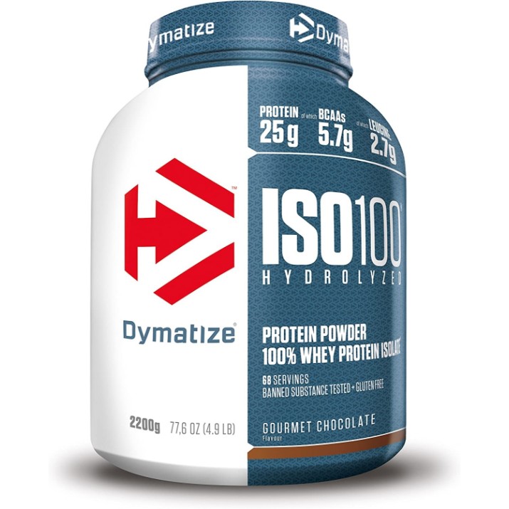 Протеин Dymatize Iso 100 Hydrolyzed Gourmet Chocolate 2264g